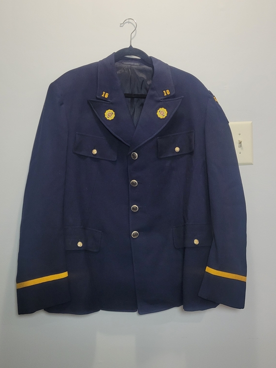 Source Unknown Other - Vintage Slatington PA Fire Department Dress Uniform Coat Jacket Firefighter #16